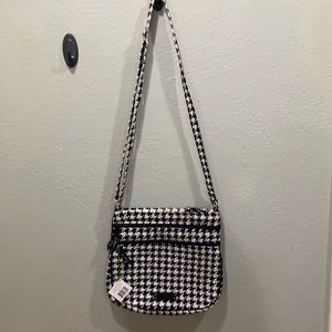 Vera Bradley houndstooth crossbody bag